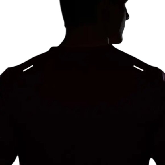 Nike Dri-FIT Mens Size XL Rise 365 Running Shirt Hi Viz Reflective Heather Pink - Picture 6 of 11